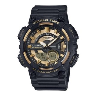 [ของแท้] Casio นาฬิกาข้อมือ รุ่น AEQ-110BW-9AVDF  สายเรซิน รับประกันศูนย์ CMG 1 ปี