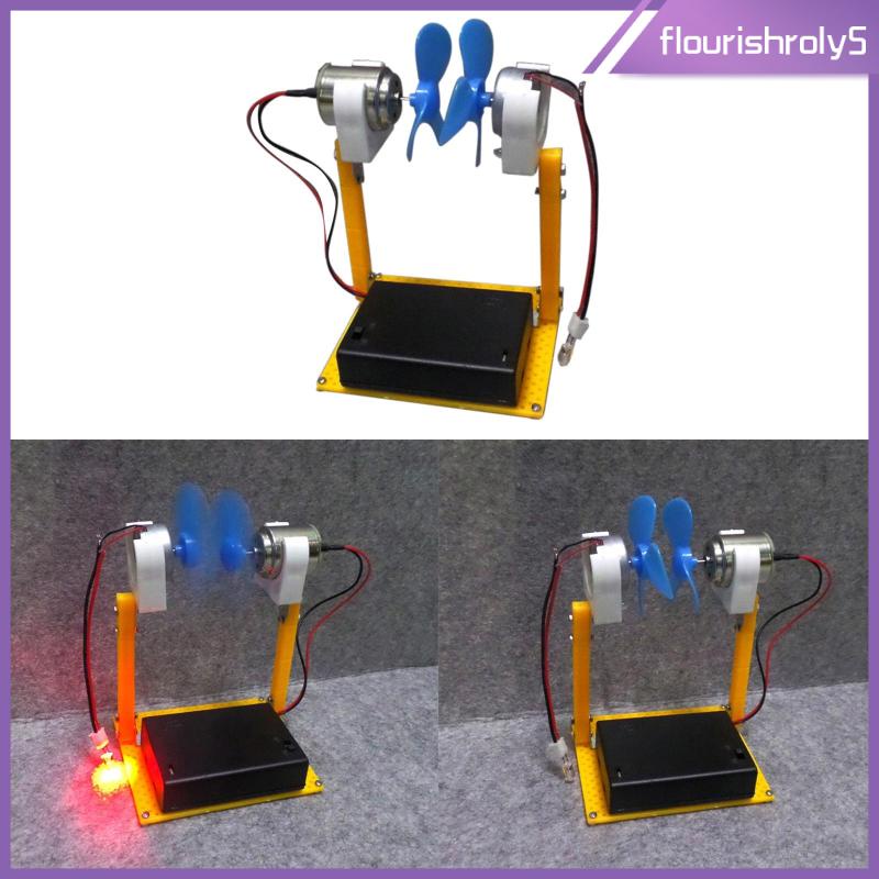 flourishroly5-ชุดมอเตอร์กังหันลม-ขนาดเล็ก-led-diy