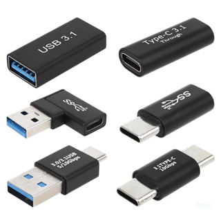 Bonj อะแดปเตอร์แปลงข้อมูล Type C เป็น USB 3.0 ตัวผู้ ตัวเมีย OTG USB C เป็น Type C ตัวผู้ ตัวเมีย