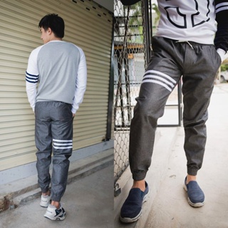 กางเกง jogger ขาจั๊มยีนส์ ASJG Y612 ยีนส์ Size L : เอว26-36"