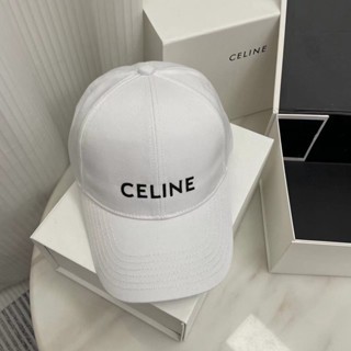 พรี​ ราคา1300 Celine baseball cap หมวก ดีไซหรู สวมใส่สบาย บางเบา ด้านหลังสามารถปรับระดับได้