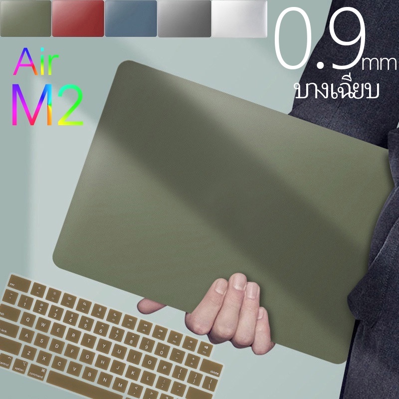 ภาพหน้าปกสินค้าเคส ผิวด้าน บางพิเศษ กันรอยนิ้วมือ สําหรับ MacBook Air M1 M2 13 นิ้ว A2681 2020 2021 Pro 14 A2442 A2337 A2338 2022