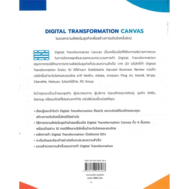 หนังสือ-digital-transformation-canvas-โมเดล-หนังสือ-บริหาร-ธุรกิจ-อ่านได้อ่านดี-isbn-9786168056486