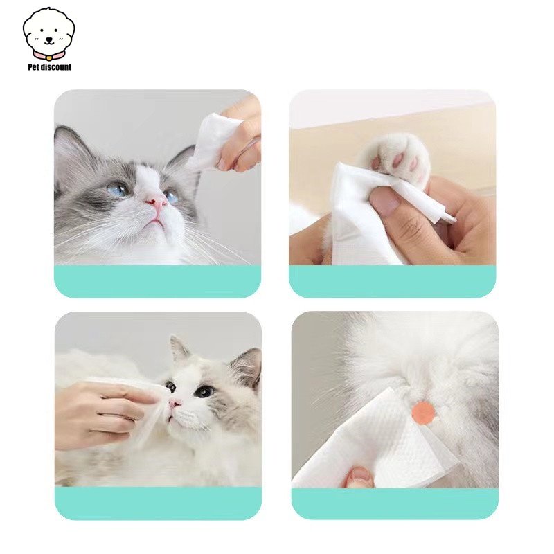 ทิชชู่เปียก-pet-wipes-สำหรับเช็ดสัตว์เลี้ยง-ทิชชู่เปียกเช็ดทำความสะอาด-จำนวน-80-แผ่น