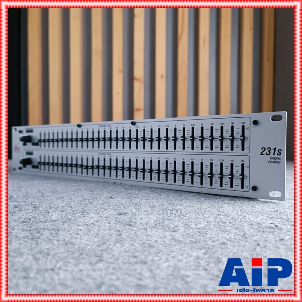 dbx-231s-eq31band-ของแท้มีบัตรประกันมหาจักร-เครื่องปรับแต่งเสียงeq-231-eq-เครื่องแต่งเสียง-เอไอ-ไพศาล