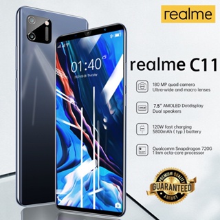 Realme C11 โทรศัพท์มือถือ ของเเท้100% โทรศัพท์ 12+512GB ราคาถูกโทรศัพท์มือถือ 5G SmartPhone สองซิม มือถือ Android