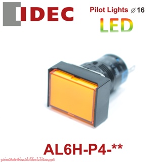 AL6-P IDEC AL6-P IDEC AL6H-P4 AL6H-P4Y AL6H-P4A AL6H-P4G AL6H-P4R AL6H-P4W IDEC Pilot Lights 16mm