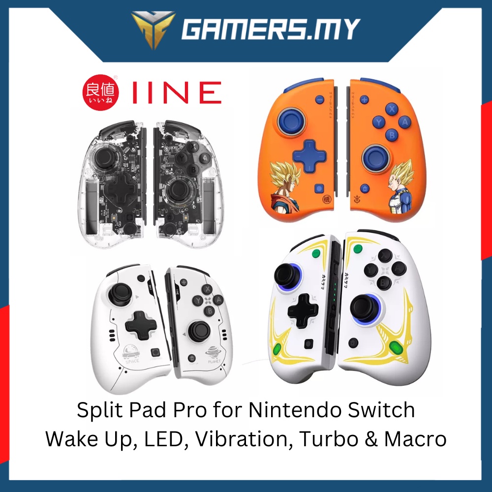 Iine Elite Split Pad Pro จอยแพดควบคุม แบบไร้สาย สําหรับ Nintendo Switch ...
