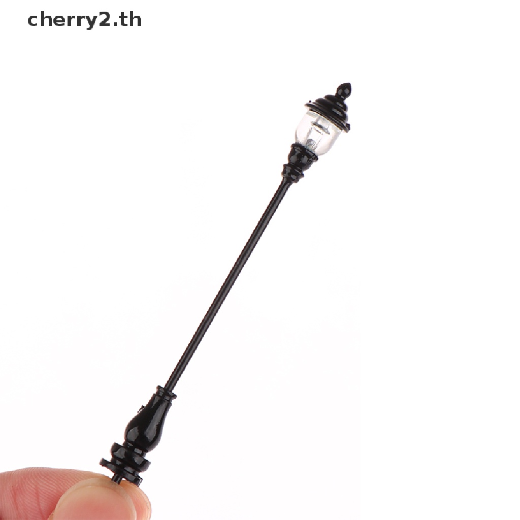 cherry2-โคมไฟถนน-led-3v-สีขาว-ขนาดเล็ก-สเกล-1-87-สําหรับไมโครซีน-th