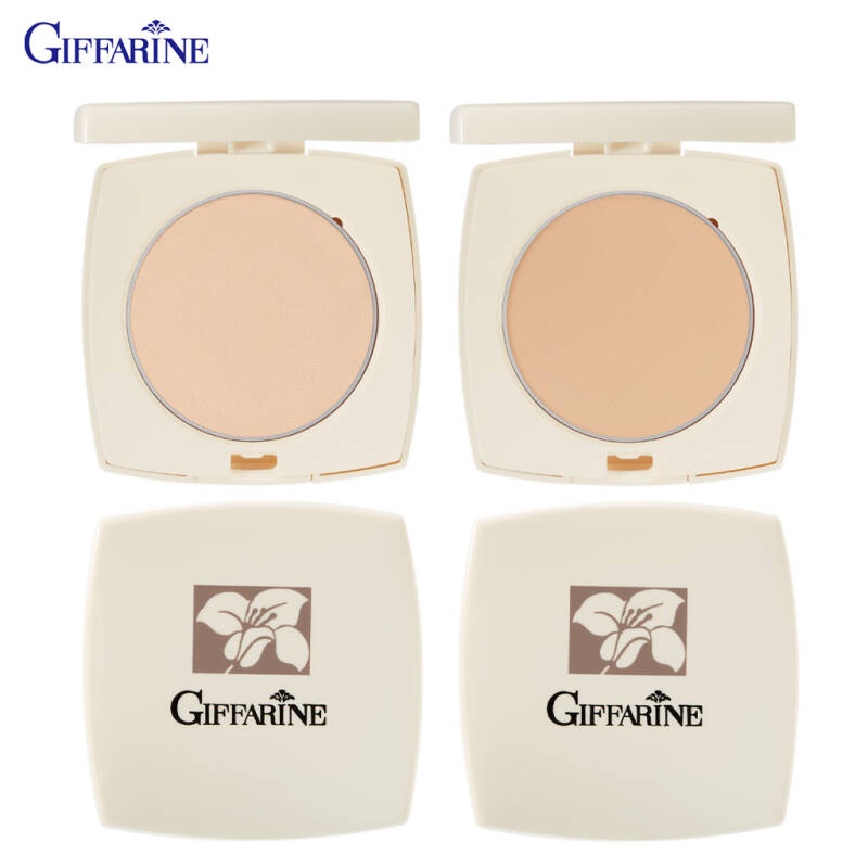 แป้งตลับ-กิฟฟารีน-giffarine-press-powder-แป้งสำหรับแต่งเติมระหว่างวัน-แป้งอัดแข็ง-เนื้อละเอียด-เนียนนุ่ม