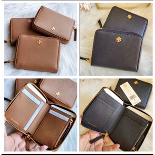 💚แท้💯 พร้อมส่ง💚กระเป๋าสตางค์หนังซาเฟียโน่ TORY BURCH EMERSON MEDIUM  WALLET