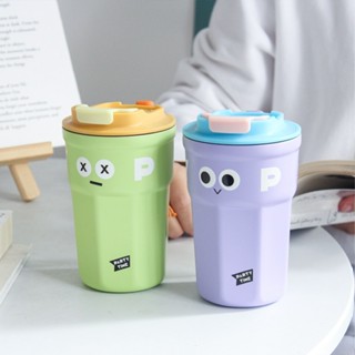 shein จัดส่งทันที  ขวดน้ำเก็บความร้อน - เย็น ขนาด 450ML ลิตร มีหูจับพกพาง่าย