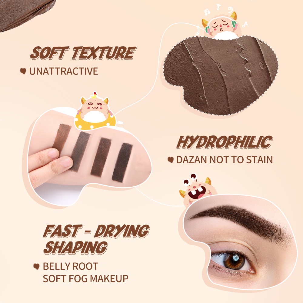 banxeer-eyebrow-gel-cream-ครีมเจลเขียนคิ้ว-กันน้ํา-พร้อมแปรง-2-in-1-เครื่องสำอาง-comestic-ติดทนนาน-12-ชั่วโมง