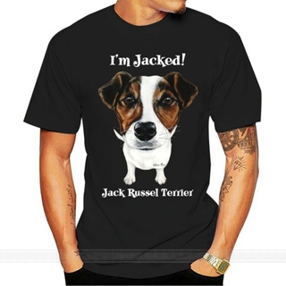 Jack Russel Graphic Shirts Puppy Terrier Lovers Dog Unisex T Shirt Fashion T-Shirt Men Cotton Brand Teeshirt