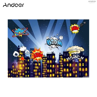 Andoer 1.5 * 2.1m/5 * 7ft Super  City Photography Background Baby Children Backdrop Photo   Studio Pros