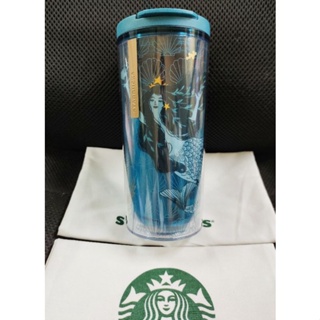 Starbucks Tumbler Aqua Siren 12 Oz. แท้