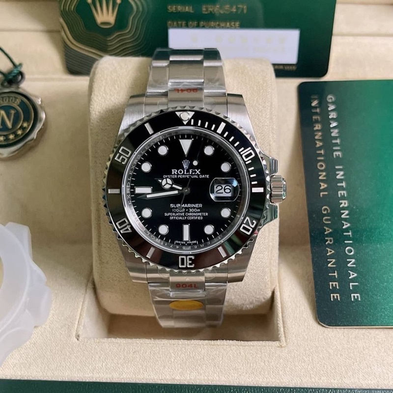 นาฬิกา-rolex-submarine-swiss-noob-factory-ใส่สลับแท้ได้เลยครับ