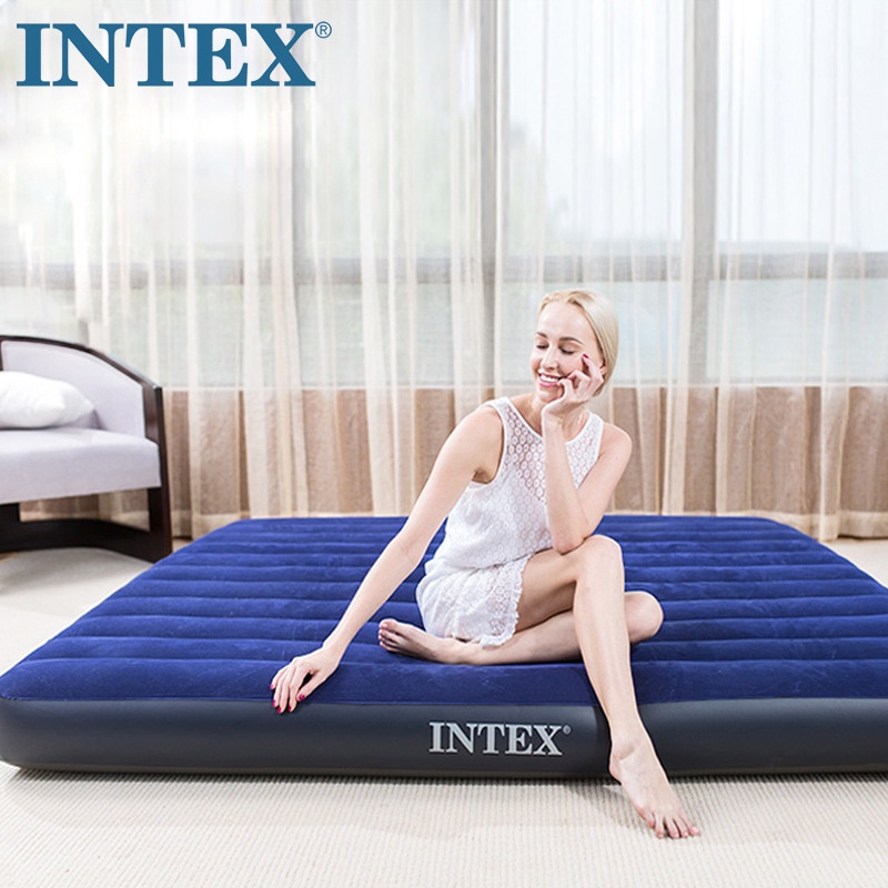 ภาพหน้าปกสินค้าINTEX ที่นอน ที่นอนเป่าลม Classic Downy Airbed