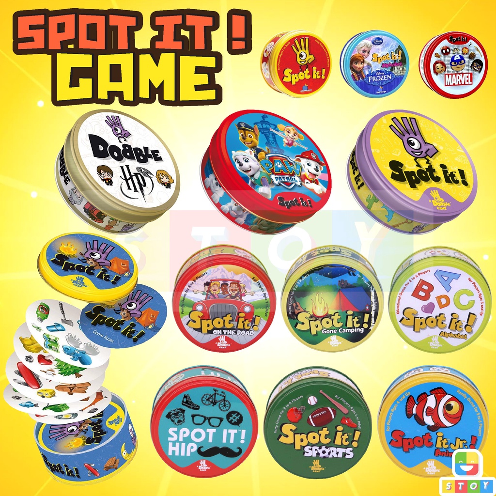ภาพหน้าปกสินค้าการ์ดเกม spot it card การ์ดแคร์แบร์ เกมของเล่น เกมจับคู่ภาพ เกมการ์ด บอร์ดเกม จากร้าน s.toys บน Shopee