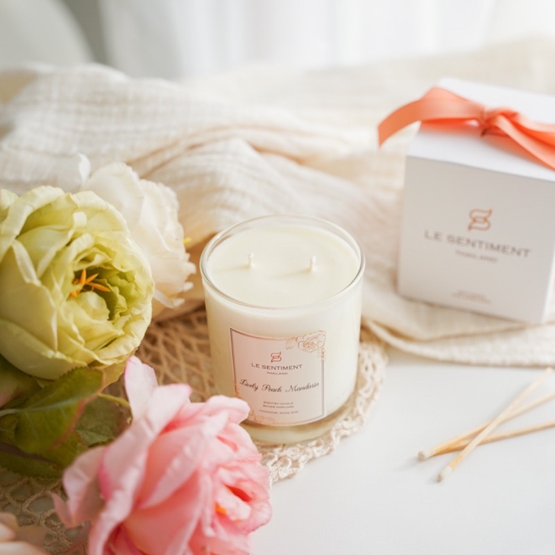 Le Sentiment Candle เทียนหอม เทียนหอมไขถั่วเหลือง | Shopee Thailand