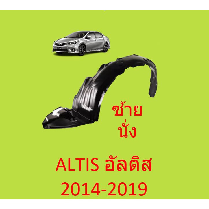 ภาพหน้าปกสินค้าพลาสติกซุ้มล้อ หน้า ALTIS อัลติส 2014 2015 2016 2017 2018 พลาสติกซุ้มล้อ หน้า กิ๊ปล็อค TOYOTA จากร้าน big_wig บน Shopee