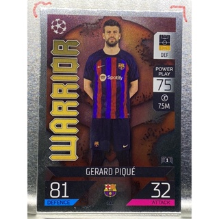 การ์ดนักฟุตบอล 2022/23 Gerard Pique การ์ดสะสม FC Barcelona การ์ดนักเตะ บาเซโลน่า