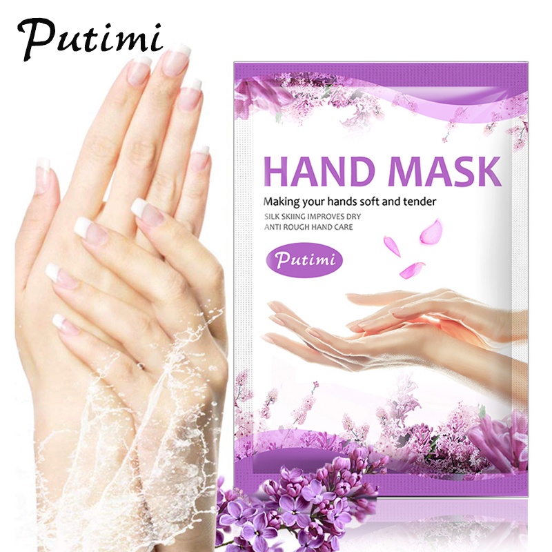 putimi-10packs-lavender-hand-mask-hand-care-whitening-nourish-hand-essence-anti-drying-smooth-hand-mask-moisturizing-spa