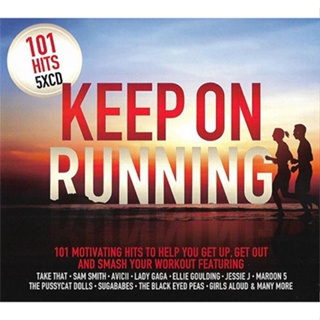 CD Audio คุณภาพสูง เพลงสากล 101 Hits - Keep On Running [5CD] (ทำจากไฟล์ FLAC คุณภาพ 100%)