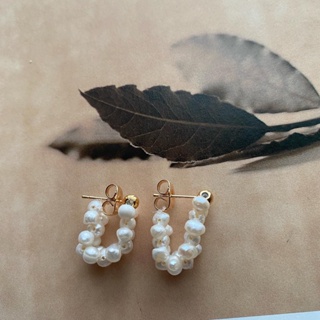 000052 - Grape Tree earring ต่างหูมุก