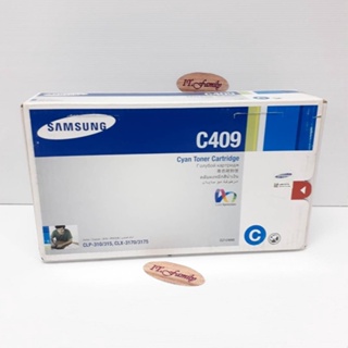 ตลับหมึกโทนเนอร์ Samsung CLT-C409S สีฟ้า Original (ออกใบกำกับภาษีได้)