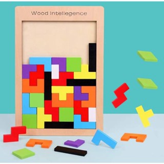 Tetris Block Puzzle เกมปริศนา ฝึกสมาธิ เกมฝึกสมอง ของเล่นดั้งเดิม จิ๊กซอว์หลากสี