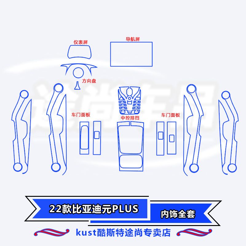 2022-atto-3-22-byd-yuan-พร้อมฟิล์ม-tpu-ภายในสำหรับเกียร์ควบคุมส่วนกลาง-yuan-pro-ดัดแปลงฟิล์มเคลือบฟิล์มควบคุมส่วนกลาง