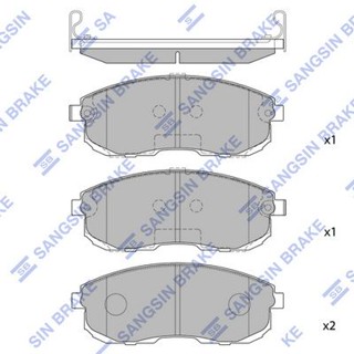 ผ้าดิสเบรคหน้า NISSAN TEANA J31 2004- J32 2008- JUKE F15 SYLPHY B17 2012- PULSAR C12 2014- CEFIRO A32 A33 2.0 HI-Q