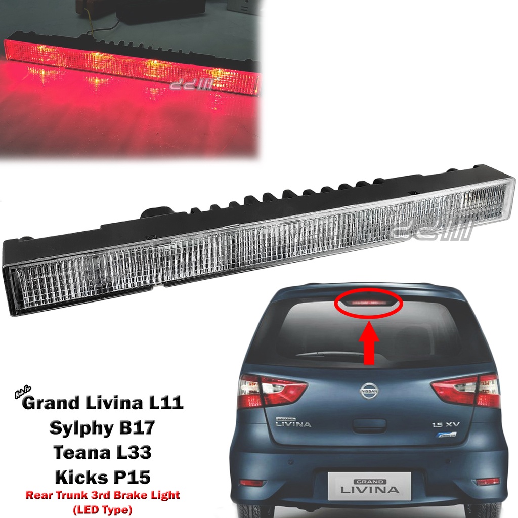 ไฟเบรกท้าย-led-สําหรับ-nissan-grand-livina-l11-sylphy-b17-teana-l33