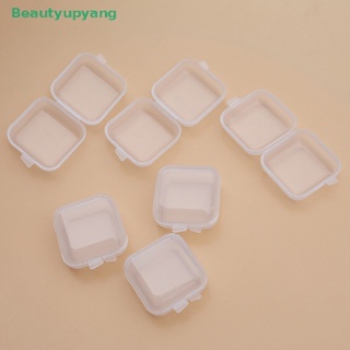 [Beautyupyang] กล่องพลาสติกใส ขนาดเล็ก แบบพกพา สําหรับเก็บเครื่องประดับ 10 ชิ้น