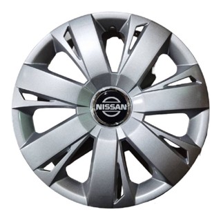 Wheel Cover ฝาครอบกระทะล้อ มี สีดำ หรือ สีบรอนซ์ ขอบ R 15 นิ้ว ลาย NISSAN wc7 (1 ชุด มี 4 ฝา) **ราคาถูกสินค้าดีมีคุณภาพ*