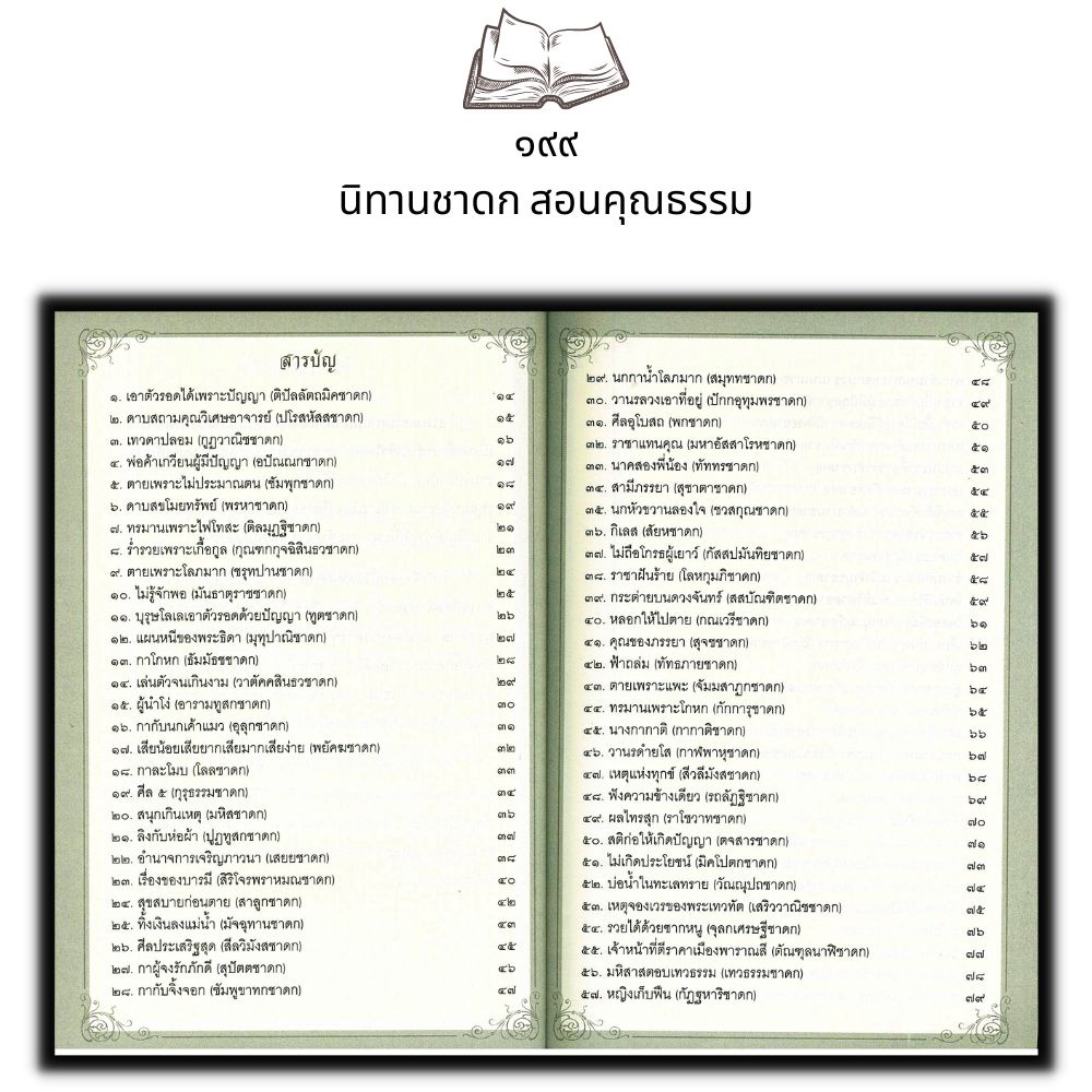 หนังสือ-๑๙๙-นิทานชาดกสอนคุณธรรม-นิทาน-เด็ก-ธรรมะ