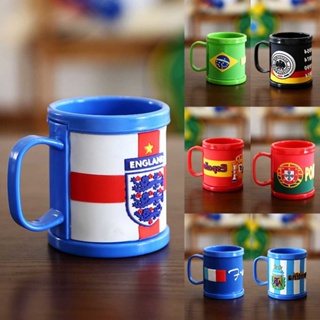 สินค้า 2022 Qatar World Cup Fan Supplies National Team Logo Mug Bar Restaurant Gifts Christmas Birthday Present