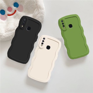 Vivo Y17 Y19 S1 Y83 Y66 V9 V11i Y93 Y95 คลื่น กันกระแทก ป้องกันกล้อง บาง นิ่ม TPU เคส