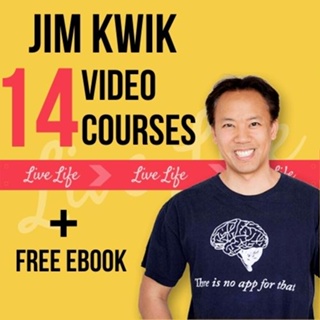 สินค้า [Video Course] Jim Kwik 14 Video Courses + Free eBook