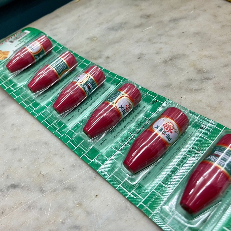 ยาดมพีเป็กซ์ 6 หลอด ตราโป๊ยเซียน (PE-PEX INHALER 6 pcs) สูดดมบรรเทา ...