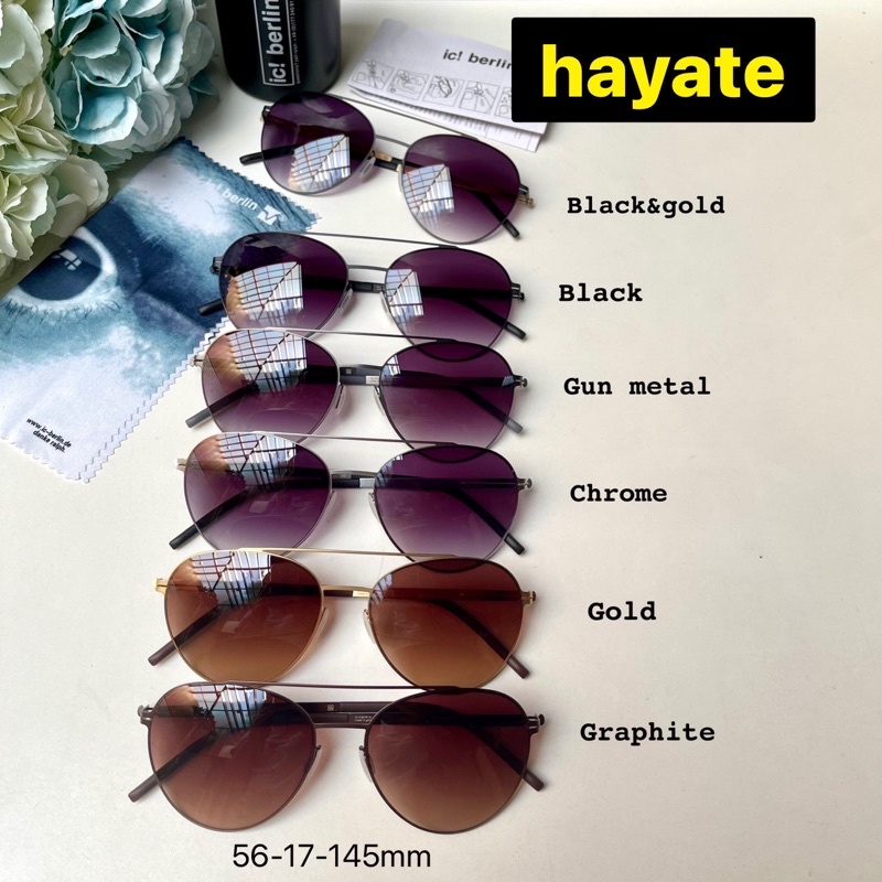 แว่นตากันแดด-ic-hayate-สวยมาก-พร้อมส่ง