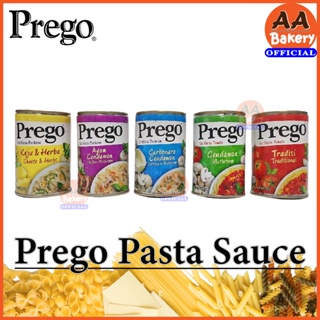 [พร้อมส่ง] (exp2024) พรีโก้ Prego Pasta Sauce แบบกระป๋อง โบโลเนส ซอสพาสต้า ซอสคาโบนาร่า Cabonara/Bolognese (295/300g)