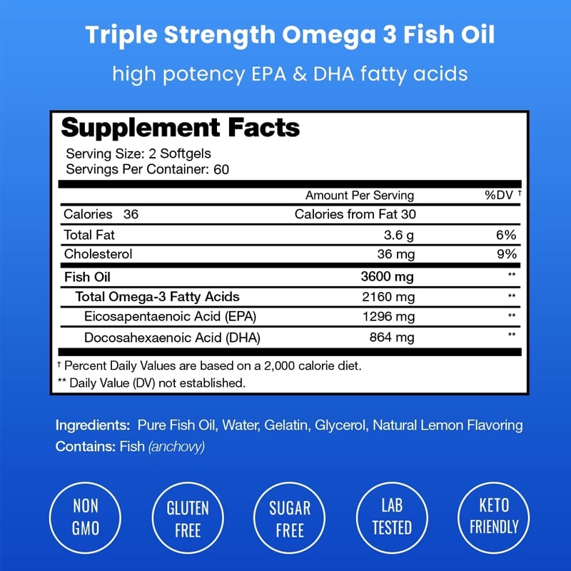 อาหารเสริมน้ำมันปลาโอเมก้า-3-3600มก-พร้อม-epa-amp-dha-อาหารเสริมโอเมก้า-3-ประสิทธิภาพสูง-60-120-แคปซูลน้ำมันปลา