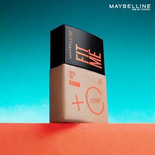 แท้ทั้งร้าน !! แบ่งขายทิ้นท์ผิววิตซี MAYBELLINE FIT ME FRESH TINT SPF50 แบ่งขายเมเบลลีนทิ้นท์ตัวใหม่