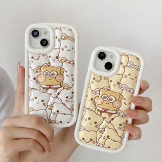 เคสโทรศัพท์มือถือหนัง ลายสพันจ์บ็อบ สําหรับ iPhone 11 14 13 12 11