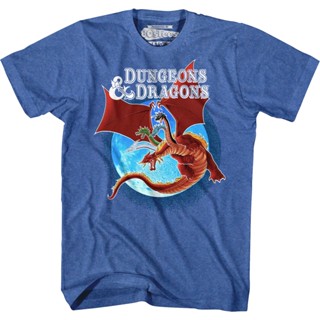 Tiamat Dungeons &amp; Dragons T-Shirt เสื้อสาวอวบ เสื้อยื