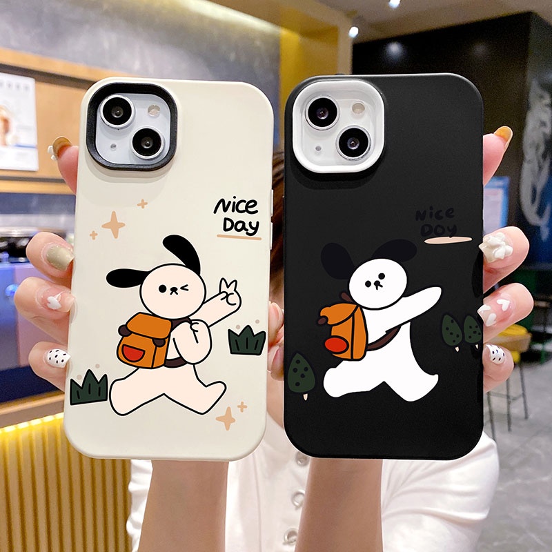 เคสโทรศัพท์ซิลิโคน-tpu-แบบนิ่ม-ลายสุนัข-กันกระแทก-สําหรับ-iphone-15-14-13-12-11-promax-6-6s-7-8-plus-x-xr-xsmax-se