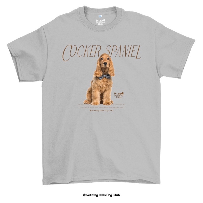 เสื้อยืดลาย-cocker-spaniel-ค็อกเกอร์-สแปเนียล-classic-cotton-unisex-by-nothing-hills