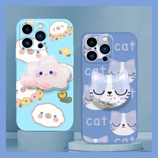 Skin-friendly feel Skin feel silicone Phone Case For iphone14 Pro phone case Anti-fall Cartoon quicksand